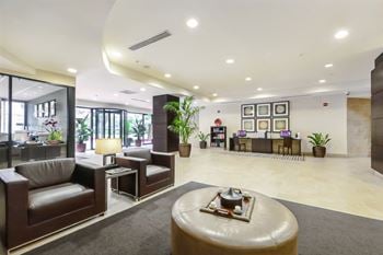 Business center with complimentary printing